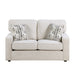 Homelegance - Frances 2 Piece Sofa Set in Beige - 9748BEG*2 - GreatFurnitureDeal
