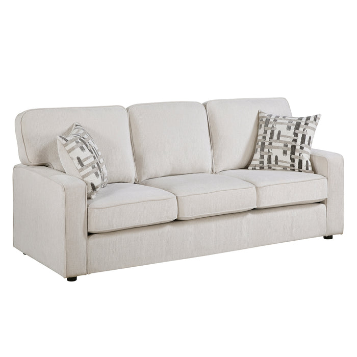 Homelegance - Frances 2 Piece Sofa Set in Beige - 9748BEG*2 - GreatFurnitureDeal