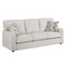 Homelegance - Frances 2 Piece Sofa Set in Beige - 9748BEG*2 - GreatFurnitureDeal