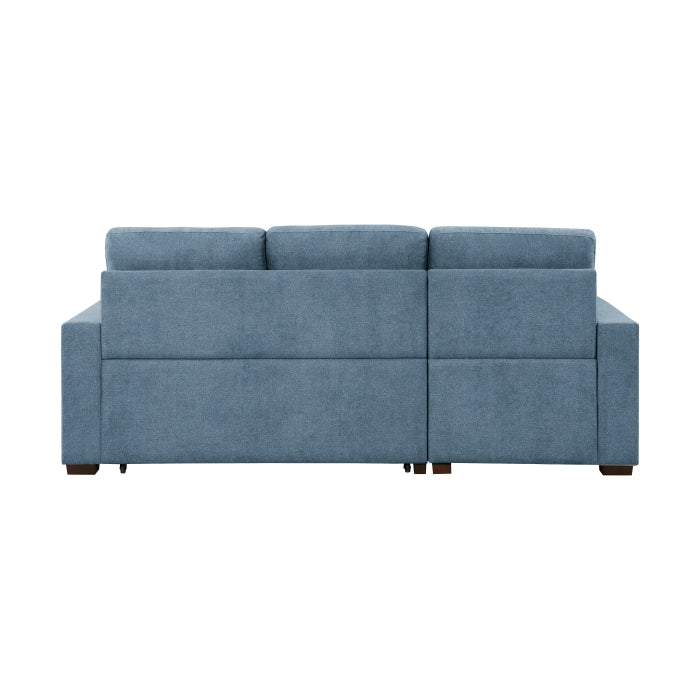 Homelegance - Waitsfield 2 Piece Modular Sectional with Ottoman in Blue - 9816BU*2LCRL - GreatFurnitureDeal