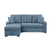 Homelegance - Waitsfield 2 Piece Modular Sectional with Ottoman in Blue - 9816BU*2LCRL - GreatFurnitureDeal