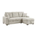 Homelegance - Waitsfield 2 Piece Sectional with Right Chaise in Sand - 9816SN*2LLRC - GreatFurnitureDeal