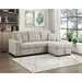Homelegance - Waitsfield 2 Piece Sectional with Right Chaise in Sand - 9816SN*2LLRC - GreatFurnitureDeal