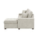 Homelegance - Waitsfield 2 Piece Sectional with Right Chaise in Sand - 9816SN*2LLRC - GreatFurnitureDeal