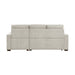 Homelegance - Waitsfield 2 Piece Sectional with Right Chaise in Sand - 9816SN*2LLRC - GreatFurnitureDeal