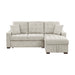 Homelegance - Waitsfield 2 Piece Sectional with Right Chaise in Sand - 9816SN*2LLRC - GreatFurnitureDeal