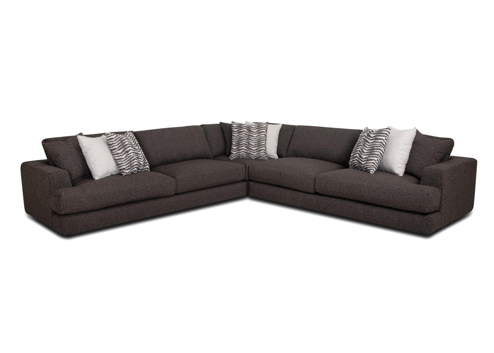 Franklin Furniture - 982 Thunder 3 Piece Sectional Sofa in Iris Thunder - 98259-98204-98282 - GreatFurnitureDeal