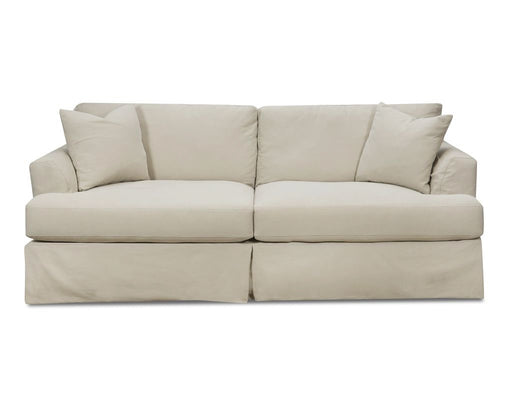 Southern Home Furnishings - Sutton Sofa in Sand - 9900-00 Sutton Sand Slip Cover - GreatFurnitureDeal