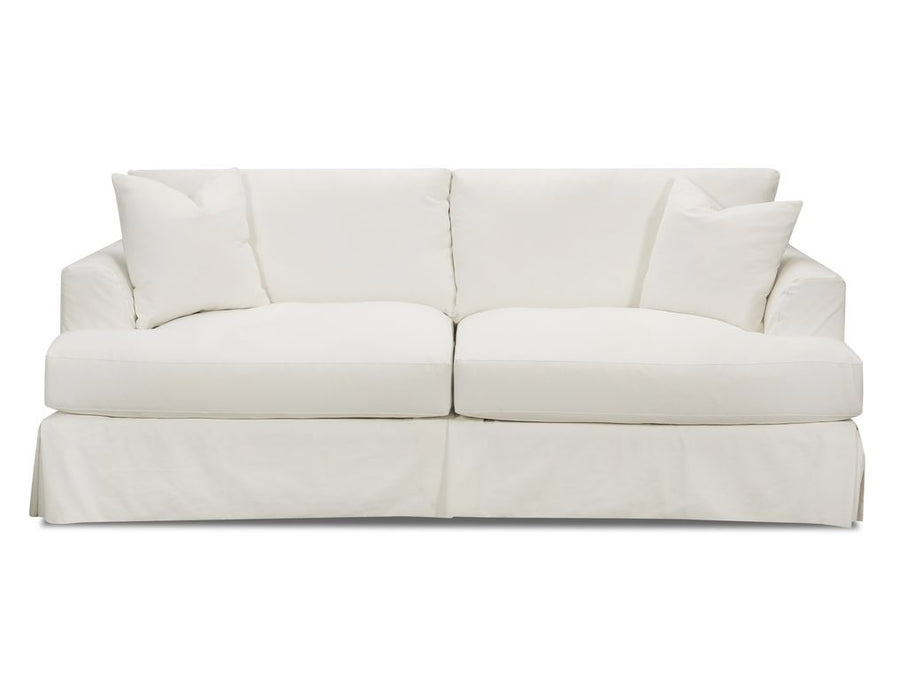 Southern Home Furnishings - Sutton Loveseat in Snow - 9900-01 Sutton Snow Slip - GreatFurnitureDeal