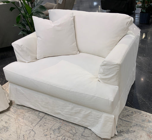 Southern Home Furnishings - Sutton Accent Chair in Snow - 9900-02 Sutton Snow-MTO - GreatFurnitureDeal