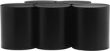 Meridian Furniture - Dimple Black Iron 5pc. Nesting Coffee Table - 99081Black-5C - GreatFurnitureDeal