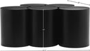 Meridian Furniture - Dimple Black Iron 5pc. Nesting Coffee Table - 99081Black-5C - GreatFurnitureDeal