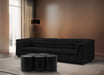 Meridian Furniture - Dimple Black Iron 5pc. Nesting Coffee Table - 99081Black-5D - GreatFurnitureDeal