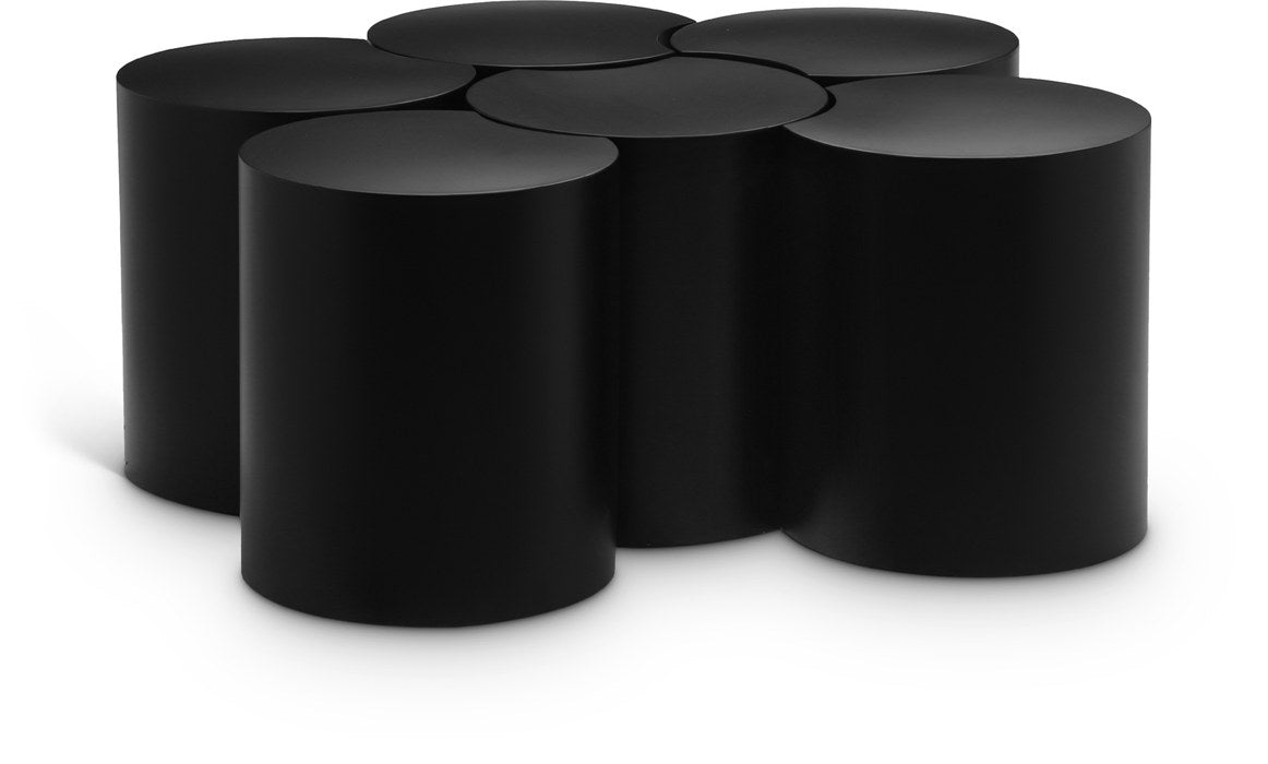Meridian Furniture - Dimple Black Iron 6pc. Nesting Coffee Table - 99081Black-6B - GreatFurnitureDeal