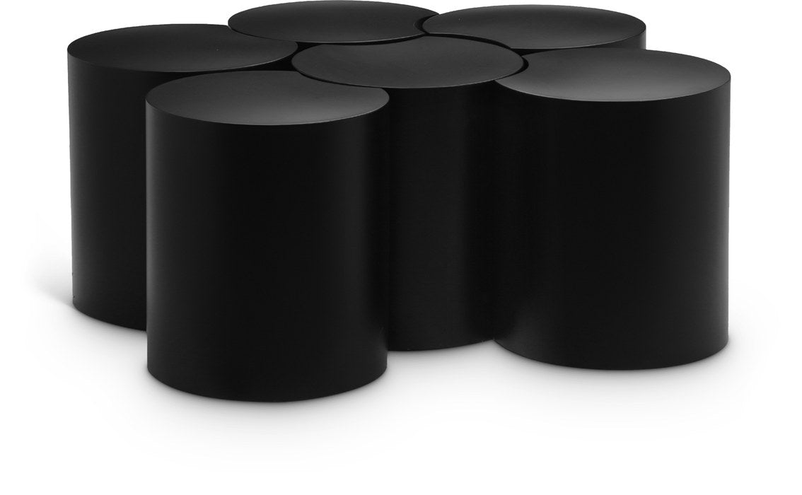 Meridian Furniture - Dimple Black Iron 6pc. Nesting Coffee Table - 99081Black-6C - GreatFurnitureDeal