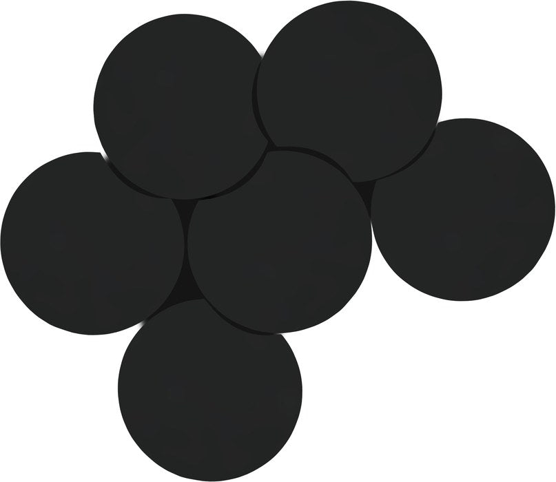 Meridian Furniture - Dimple Black Iron 6pc. Nesting Coffee Table - 99081Black-6D - GreatFurnitureDeal