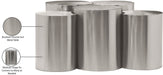 Meridian Furniture - Dimple Silver Iron 5pc. Nesting Coffee Table - 99081Silver-5A - GreatFurnitureDeal