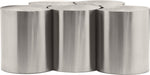 Meridian Furniture - Dimple Silver Iron 5pc. Nesting Coffee Table - 99081Silver-5C - GreatFurnitureDeal