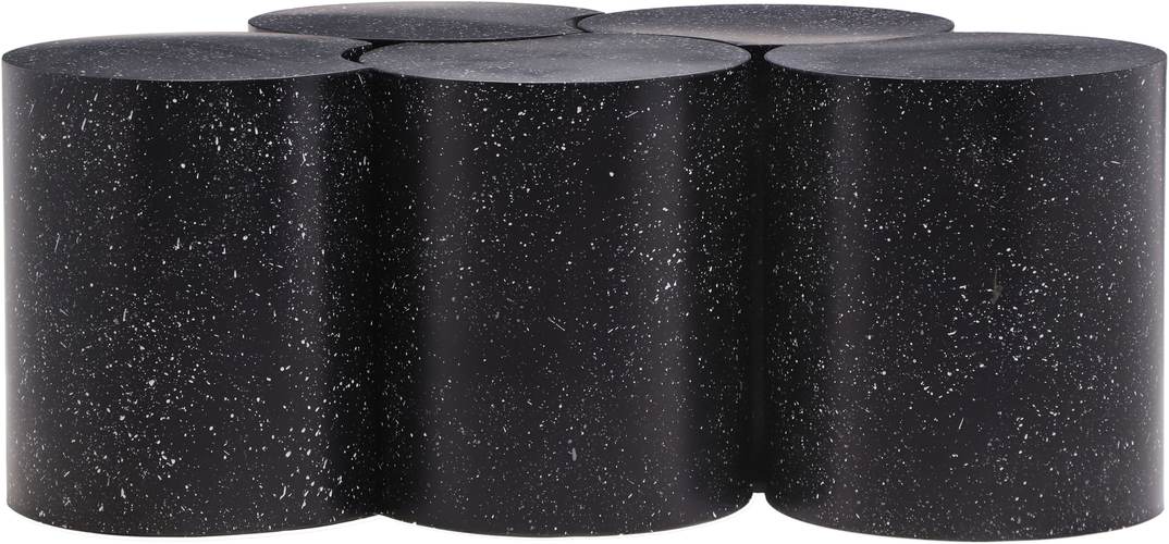 Meridian Furniture - Dimple Black Iron 5pc. Nesting Coffee Table - 99084Black-5D - GreatFurnitureDeal