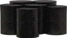 Meridian Furniture - Dimple Black Iron 6pc. Nesting Coffee Table - 99084Black-6A - GreatFurnitureDeal