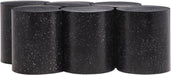 Meridian Furniture - Dimple Black Iron 6pc. Nesting Coffee Table - 99084Black-6B - GreatFurnitureDeal