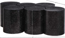 Meridian Furniture - Dimple Black Iron 6pc. Nesting Coffee Table - 99084Black-6B - GreatFurnitureDeal