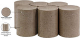 Meridian Furniture - Dimple Taupe Iron 6pc. Nesting Coffee Table - 99084Taupe-6C - GreatFurnitureDeal