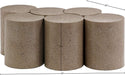 Meridian Furniture - Dimple Taupe Iron 6pc. Nesting Coffee Table - 99084Taupe-6D - GreatFurnitureDeal
