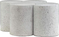Meridian Furniture - Dimple White Iron 4pc. Nesting Coffee Table - 99084White-4D - GreatFurnitureDeal