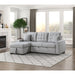 Homelegance - McCafferty 2 Piece Sectional in Gray - 9916GY*2LCRL - GreatFurnitureDeal