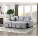 Homelegance - McCafferty 2 Piece Sectional in Gray - 9916GY*2LCRL - GreatFurnitureDeal