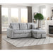 Homelegance - McCafferty 2 Piece Sectional with Pull-out Bed and Right Chaise in Gray - 9916GY*2LLRC - GreatFurnitureDeal