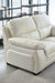 American Eagle Furniture -  EK041  Ivory Italian Leather Sofa - EK041-IV-SF - GreatFurnitureDeal