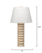 Jamie Young Company - Abacus Table Lamp - 9ABACUSTLBW - GreatFurnitureDeal