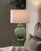 Jamie Young Company - Agnes Table Lamp in Green - 9AGNESTLCEDR - GreatFurnitureDeal