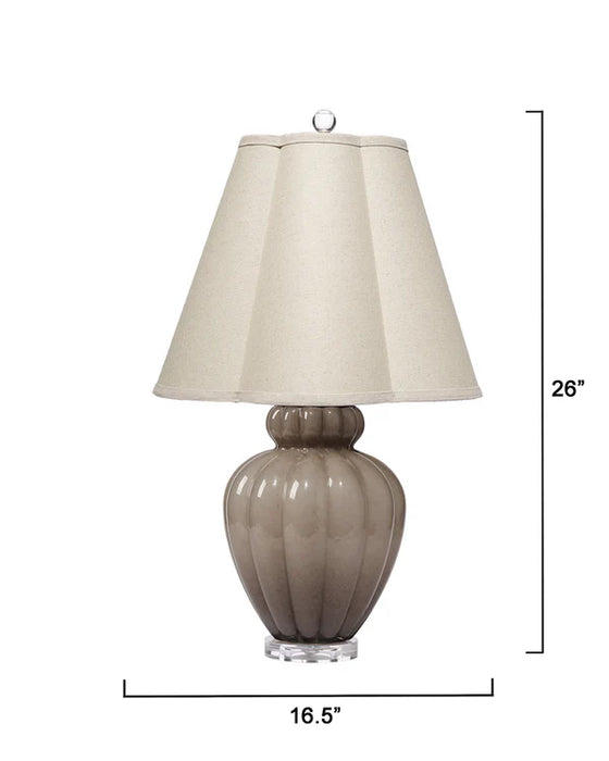 Jamie Young Company - Agnes Table Lamp in Taupe - 9AGNESTLTASC - GreatFurnitureDeal