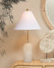 Jamie Young Company - Holt Table Lamp in White Alabaster - 9HOLTTLALABA - GreatFurnitureDeal