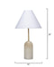 Jamie Young Company - Holt Table Lamp in White Alabaster - 9HOLTTLALABA - GreatFurnitureDeal