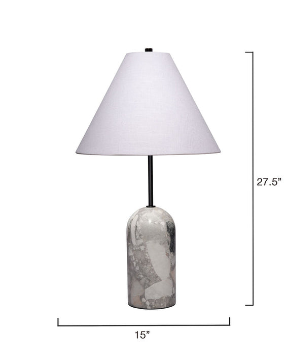 Jamie Young Company - Holt Table Lamp in Grey - 9HOLTTLGRETR - GreatFurnitureDeal