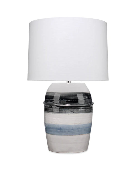Jamie Young Company - Horizon Striped Table Lamp - 9HORIZONGRBL - GreatFurnitureDeal