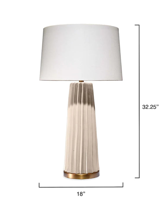 Jamie Young Company - Pleated Table Lamp - 9PLEATEDTLCR