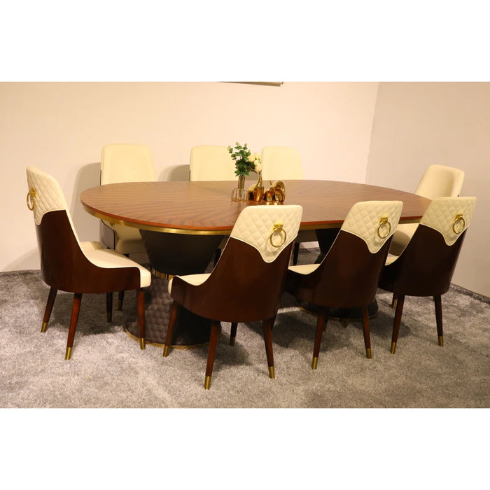 European Furniture - Vogue Lux Beige Dining Chair (Set of 2) EF-27916-BSC - GreatFurnitureDeal