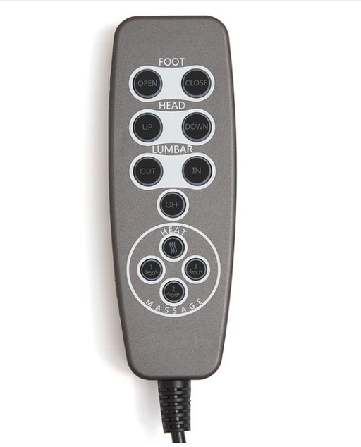 Catnapper Furniture - Replacement Remote Hand Control with Power Headrest, Lumbar, Massage and Heat - HRU91-D-HV-NS-22SL-5-01 - GreatFurnitureDeal