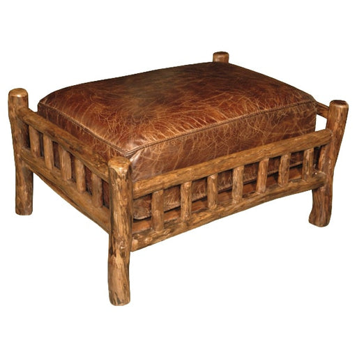 GJ Styles - Root Footstool with Leather Seat - A94 - GreatFurnitureDeal