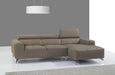 J&M Furniture - A978B Premium Leather LHF Sectional Sofa in Burlywood - 17906121-LHF - GreatFurnitureDeal