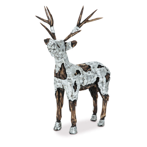 AICO Furniture - Small Deer w/Aluminum Body Coat - ACF-ARF-DEER-002 - GreatFurnitureDeal