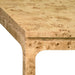 Worlds Away - Adams Modern Rectangular Dining Table in Burl Wood - ADAMS BW - GreatFurnitureDeal