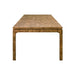 Worlds Away - Adams Modern Rectangular Dining Table in Dark Burl Wood - ADAMS DBW - GreatFurnitureDeal