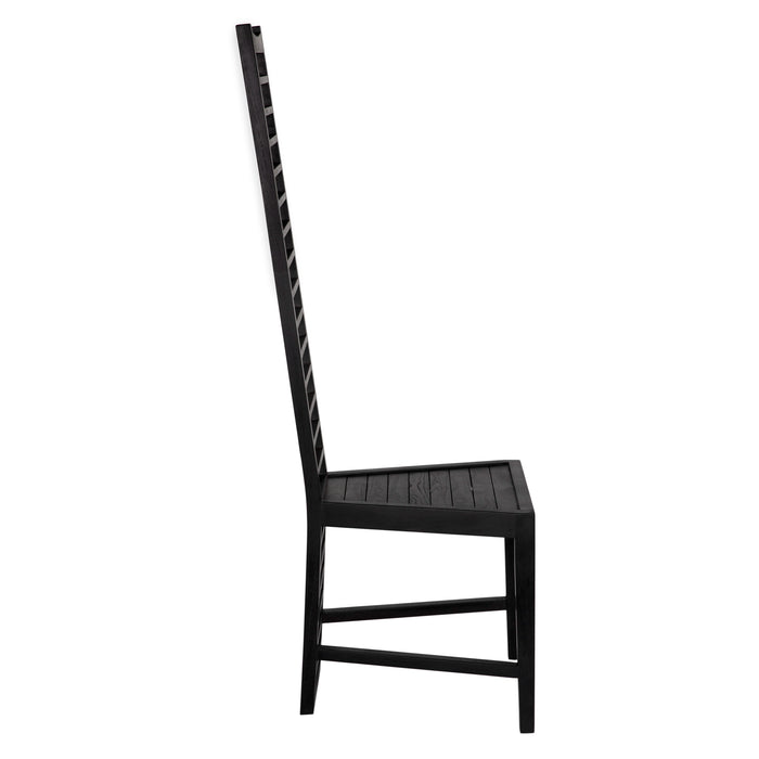 Noir Furniture - Morris Chair in Black - AE-108CHB - GreatFurnitureDeal