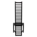 Noir Furniture - Morris Chair in Black - AE-108CHB - GreatFurnitureDeal